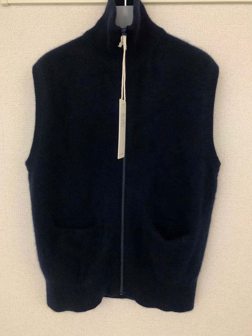 MAATEE&SONS CASHEMERE 強圧縮 JIP VEST - トップス一 番 安い