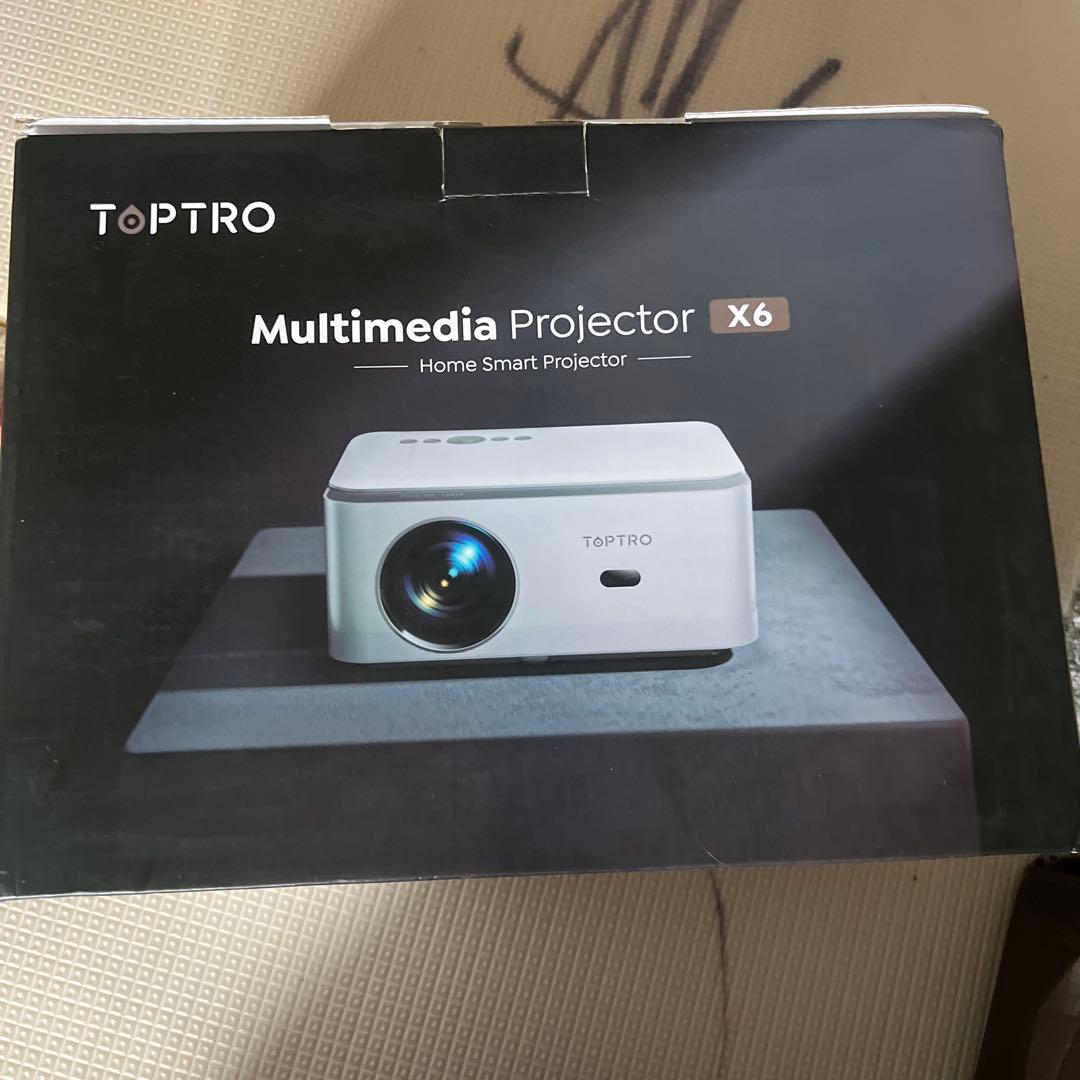 TOPTRO X6 プロジェクター本体 一回使用 - メルカリ