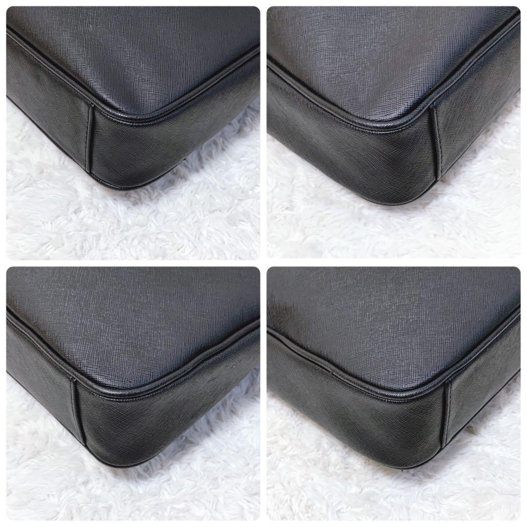 未使用級】アルマーニ ジーンズ 2way ビジネスバッグ ブリーフケース