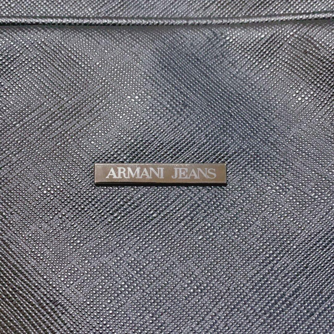 未使用級】アルマーニ ジーンズ 2way ビジネスバッグ ブリーフケース
