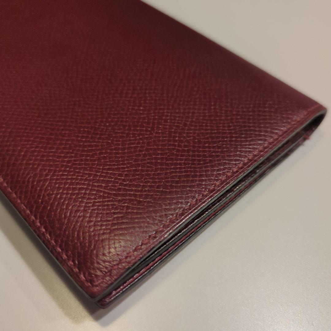 HERMES エルメス 札入れ MC2 フレミング 長財布 ボルドー - メルカリ