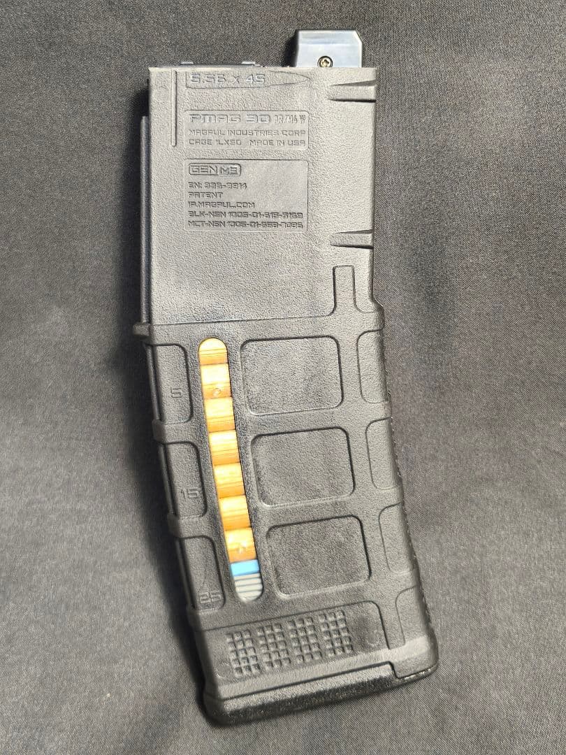 ブルーガジェット】マルイ エボルト用 PMAG実物加工マガジン 窓有り