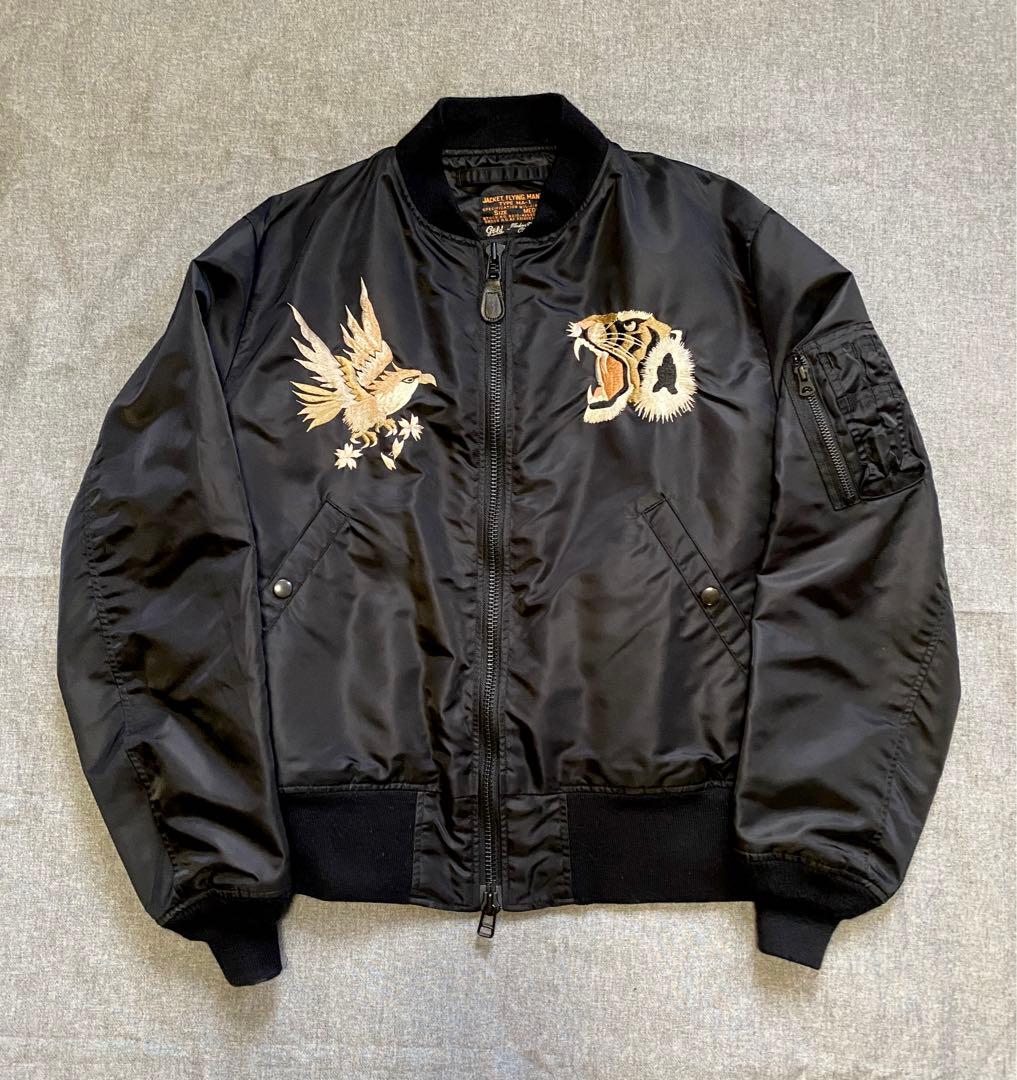 gold×東洋エンタープライズ MA-1 スカジャン BLACK / M - メルカリ