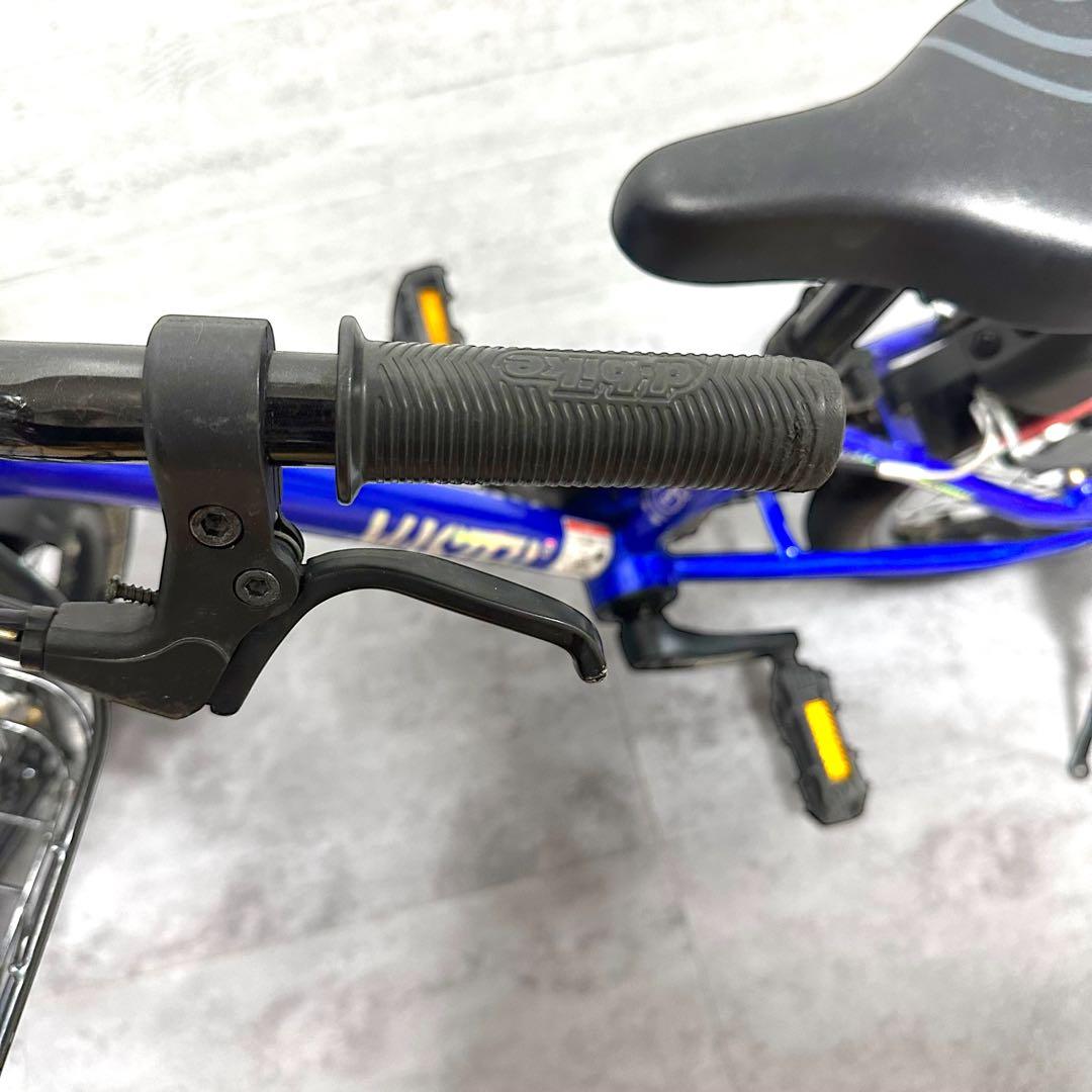 d-bike MASTER+ 16インチ 青 ブルー ジュニアバイク カゴ付き - メルカリ