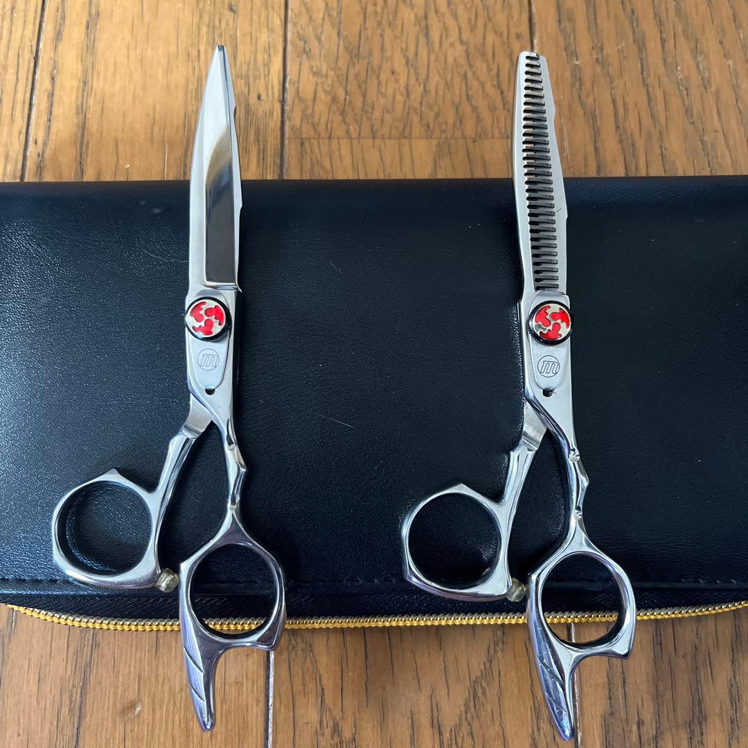 カットシザーとセニングシザーセット - メルカリ