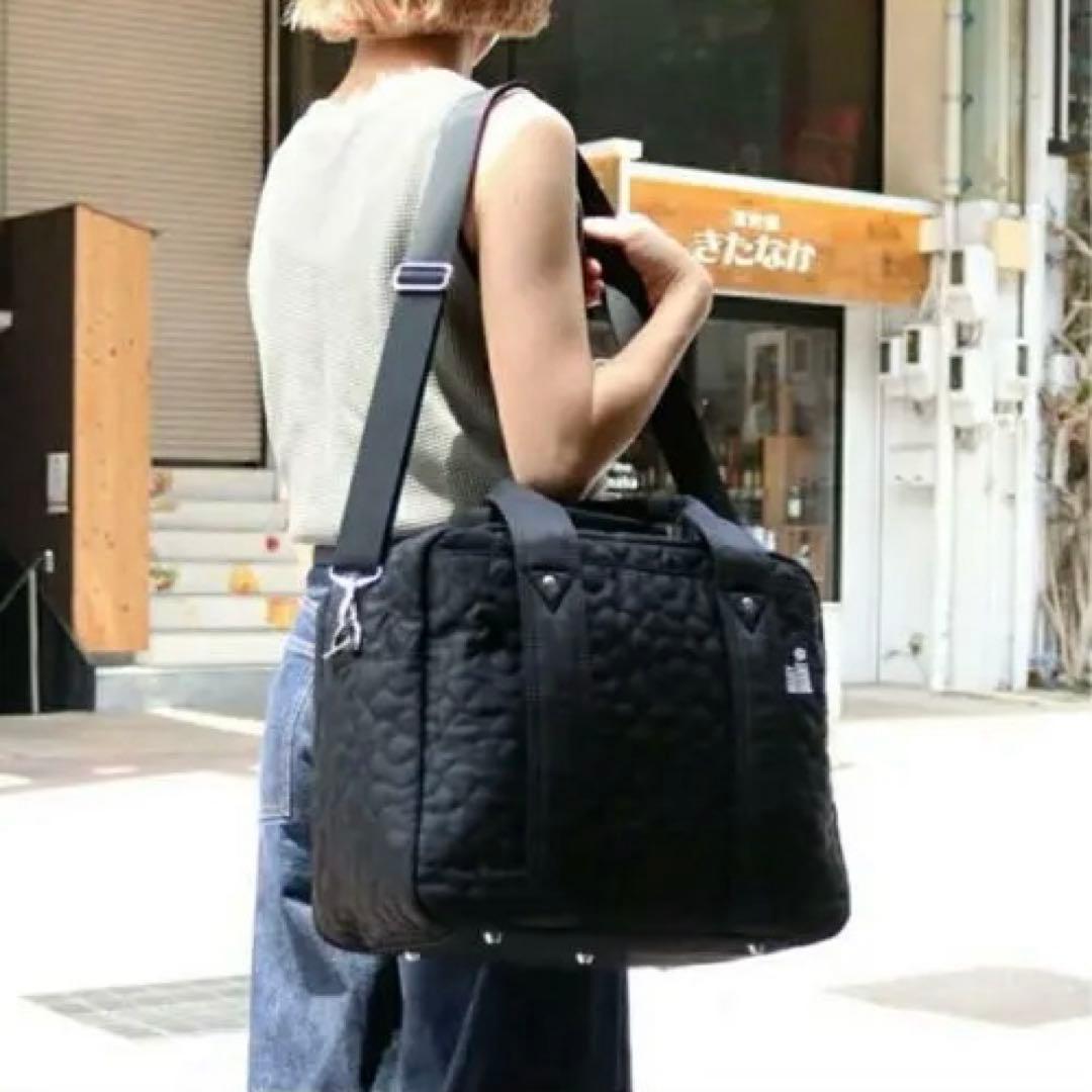 未使用美品】マリークワント デイジーキルトボストンバッグ キャリー