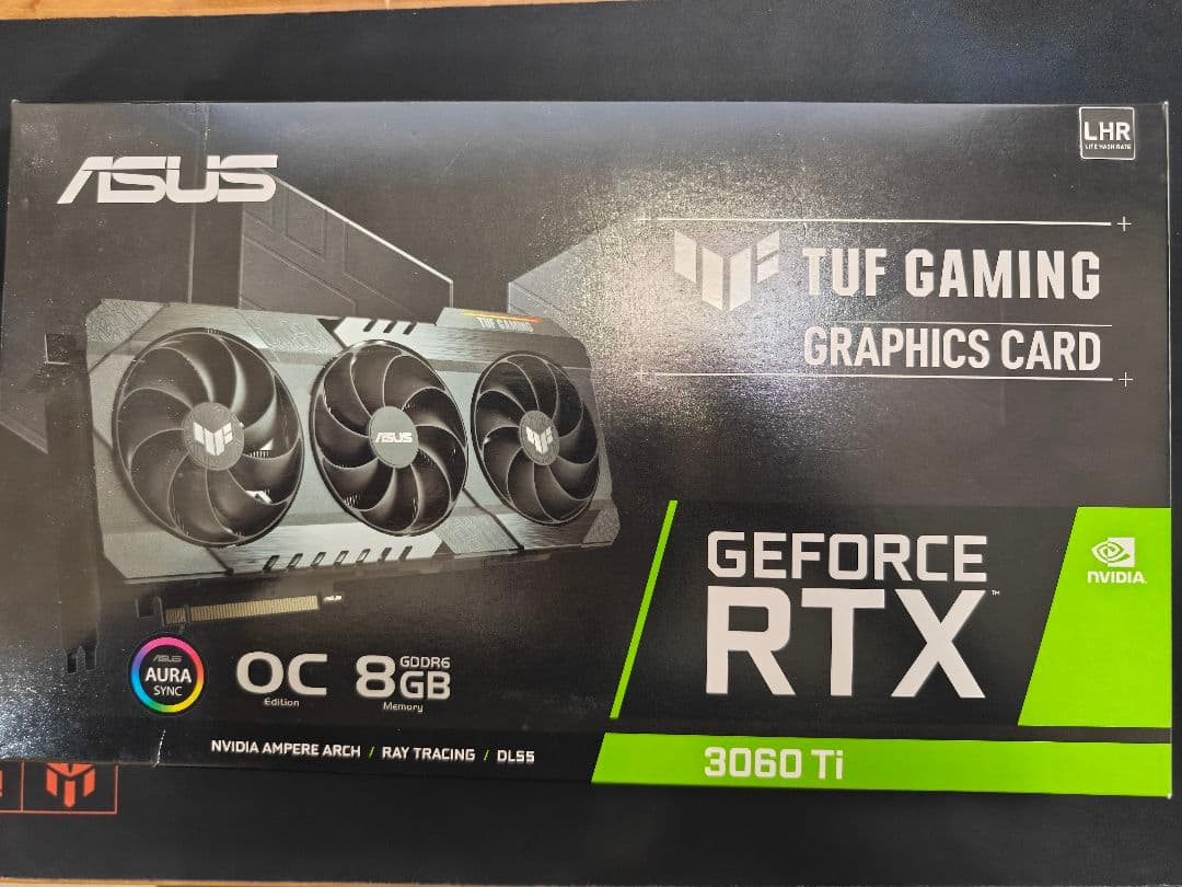 グラフィックボード・グラボ・ビデオカード ASUS TUF Gaming GeForce RTX3060Ti OC 8GB ASUS TUF Gaming GeForce RTX 3060 Ti OC Edition 8GB GDDR6