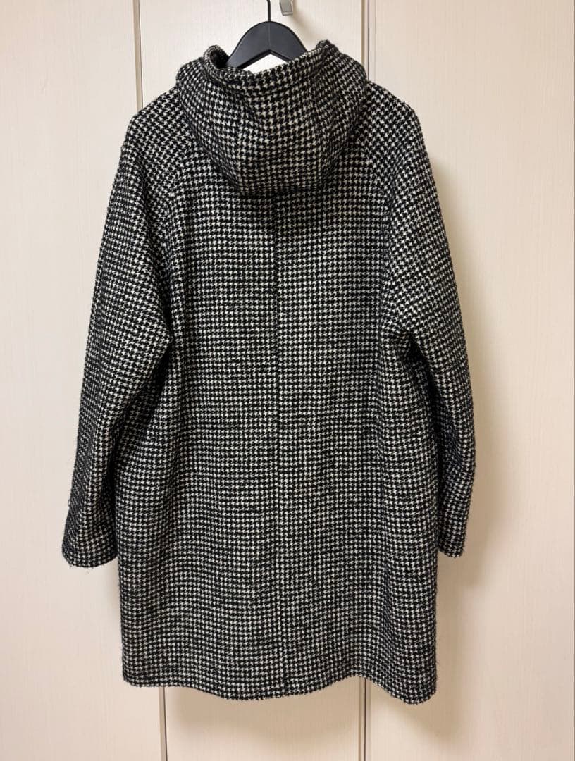 定価20万 AMI PARIS オーバーサイズ ダウン コートS ハンドトゥース