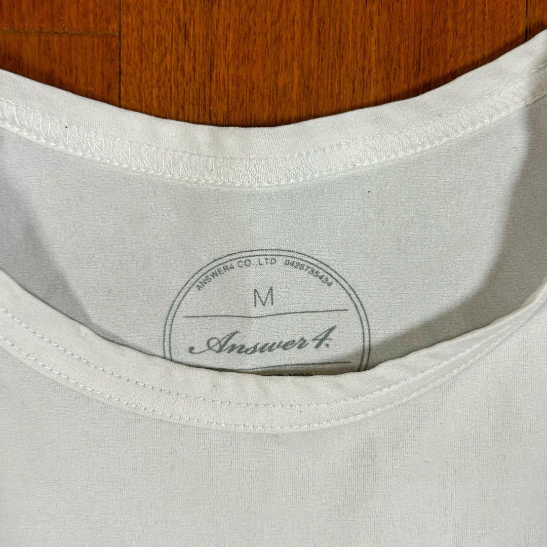 Answer4 アンサー4 WANTED ホワイト Tシャツ Mサイズ - メルカリ