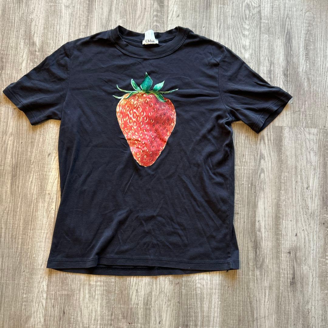 Chloé いちごプリント Tシャツ S 楽天市場】＼半額 スーパーセール／ Tシャツ レディース ガールズ 北欧
