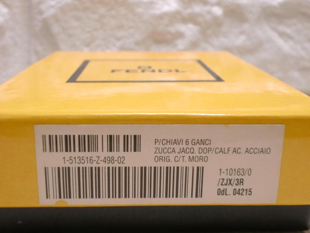 新品■FENDI■6連キーケース♪■ズッカ■ブラウン♪