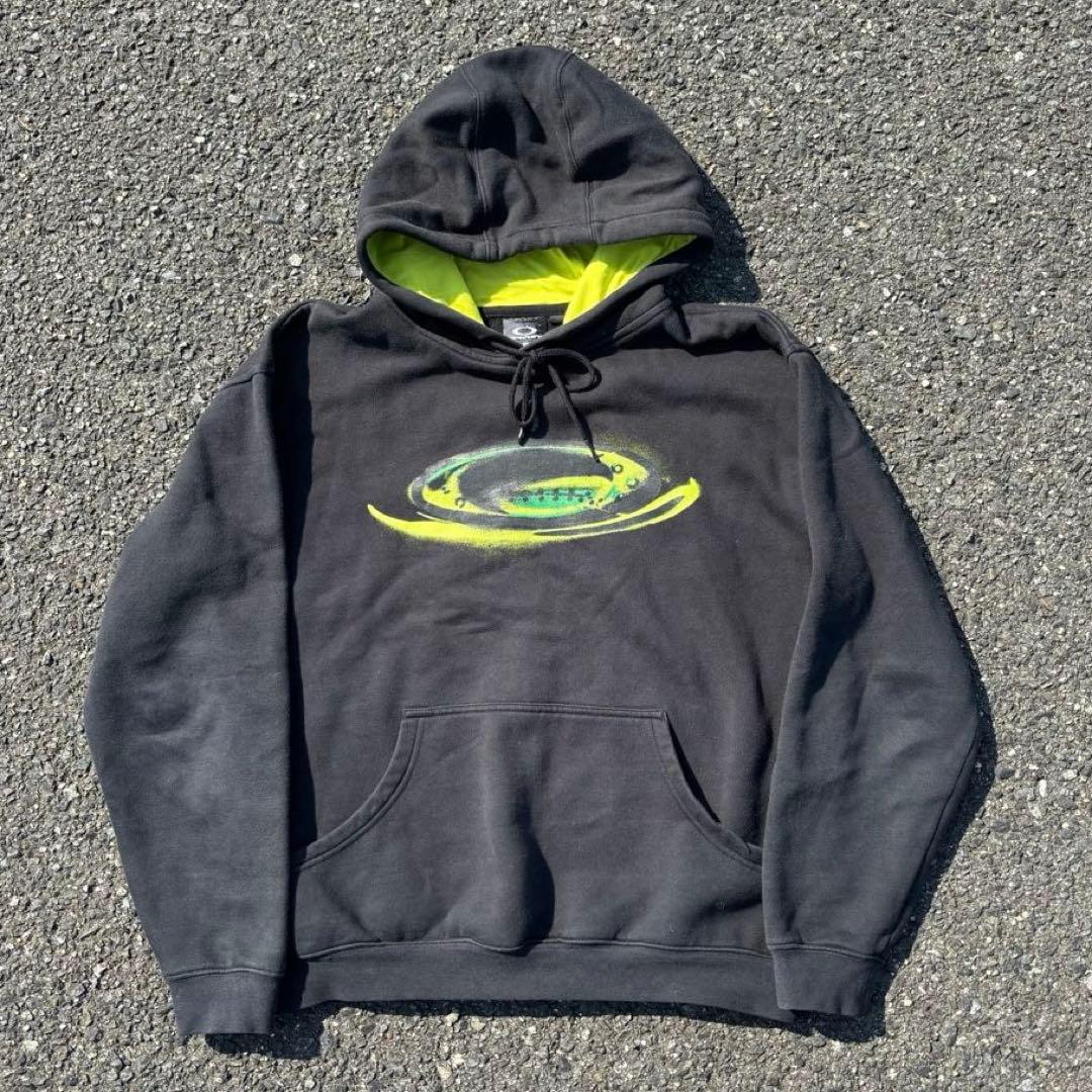 古着90s 00s oakley オークリー パーカー y2k サイバー テック - メルカリ