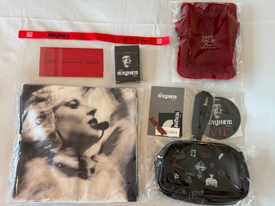 Lady Gaga VIP Gold Merch セット 2026 - メルカリ