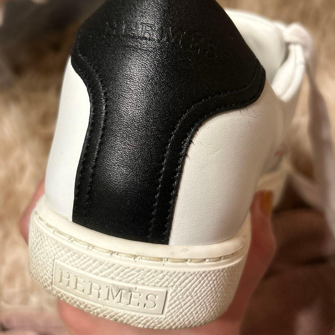 招き猫様専用】HERMES エルメス アヴァンタージュ スニーカー レザー