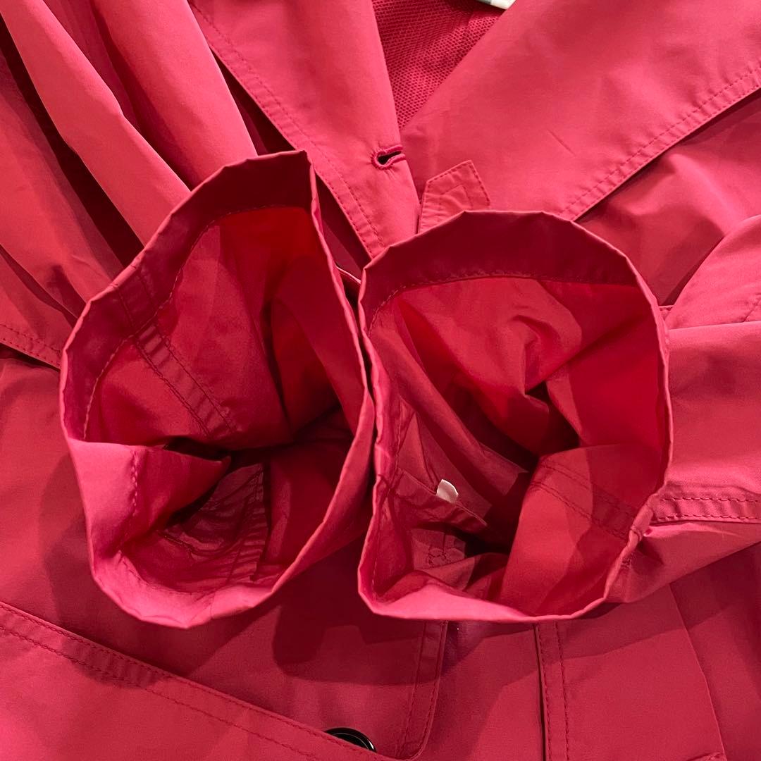 バーバリーロンドン スプリングコート レッド ノバチェック 大きい