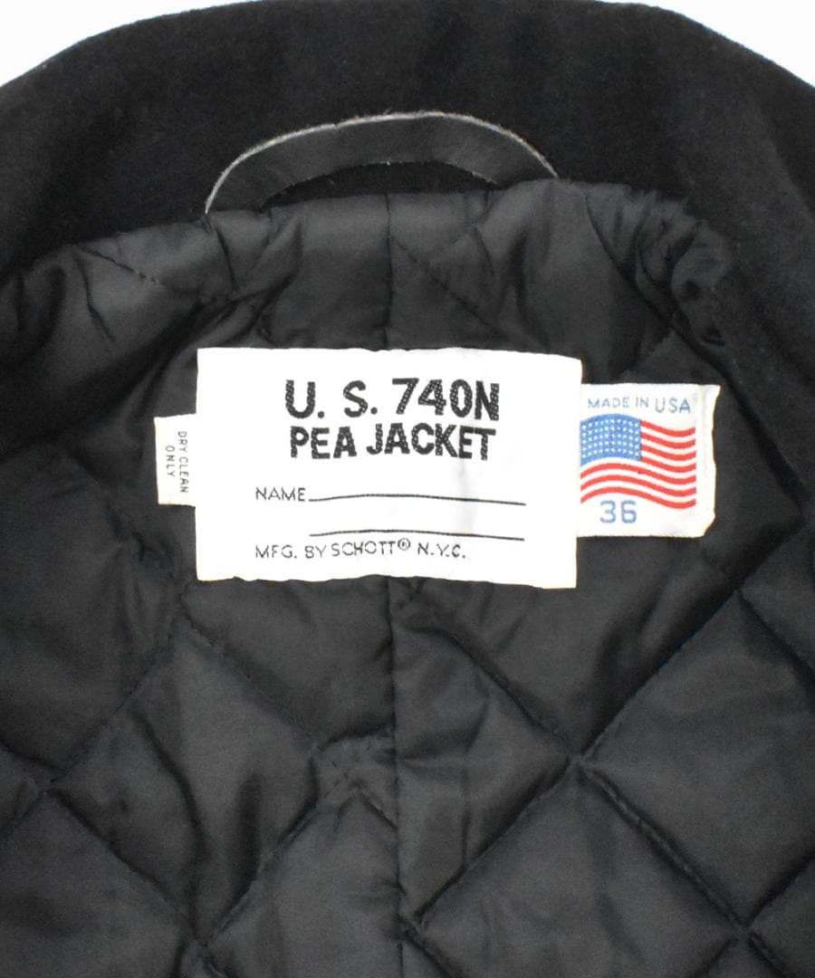 よる　Schott U.S.740N PEA JACKET 36