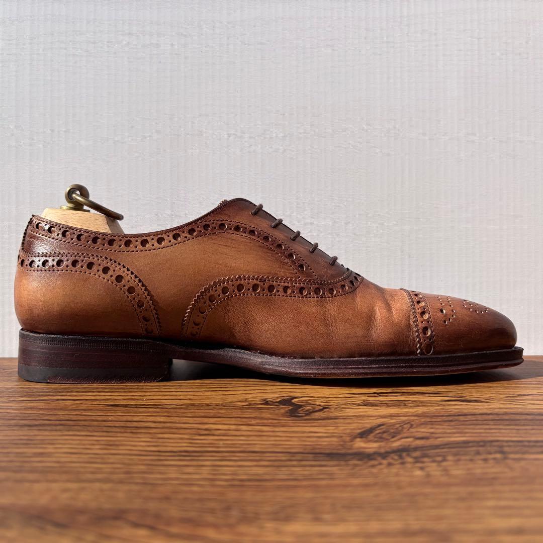 【美品】ジャランスリウァヤ ウィングチップ 26.5cm ブラウン 内羽根 革靴