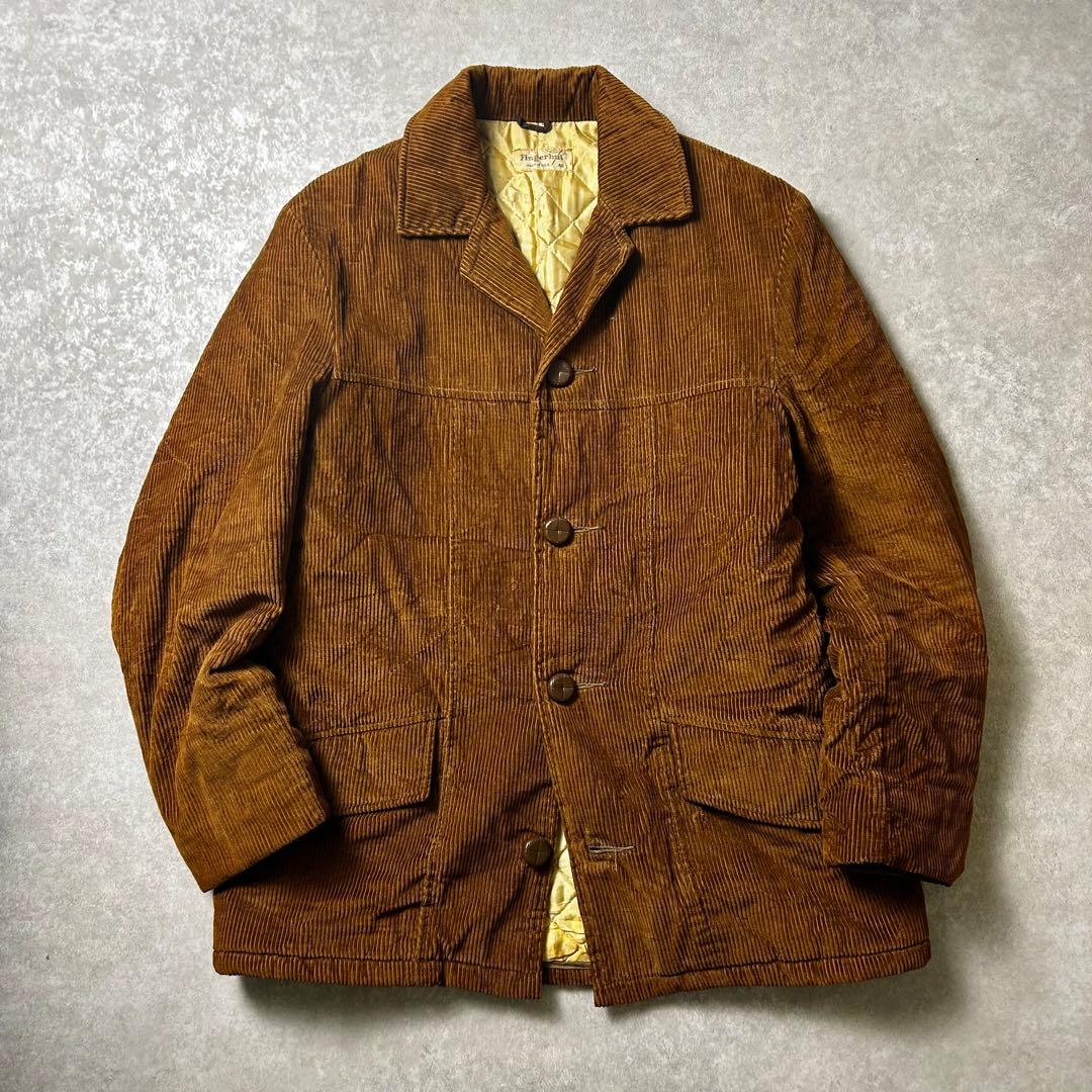 60〜70s vintage USA製 太畝コーデュロイジャケット カバーオール