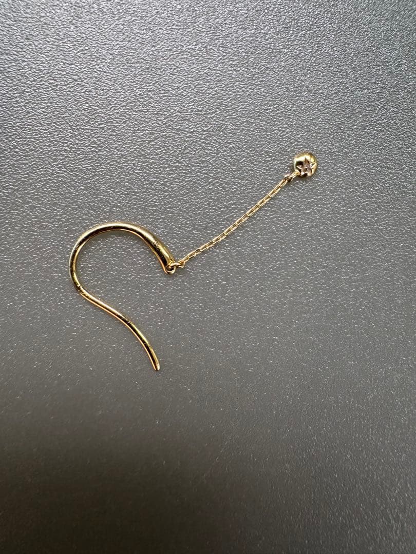 アクセサリー STAR JEWELRY K18 0.02ct pierce <No.825>