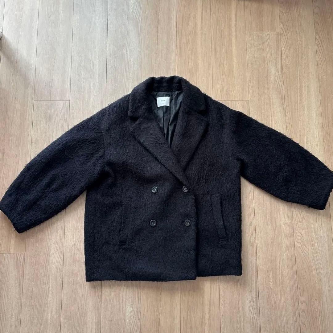 discoat 織るだけで映える シャギーミドルコート 新品未使用 - メルカリ