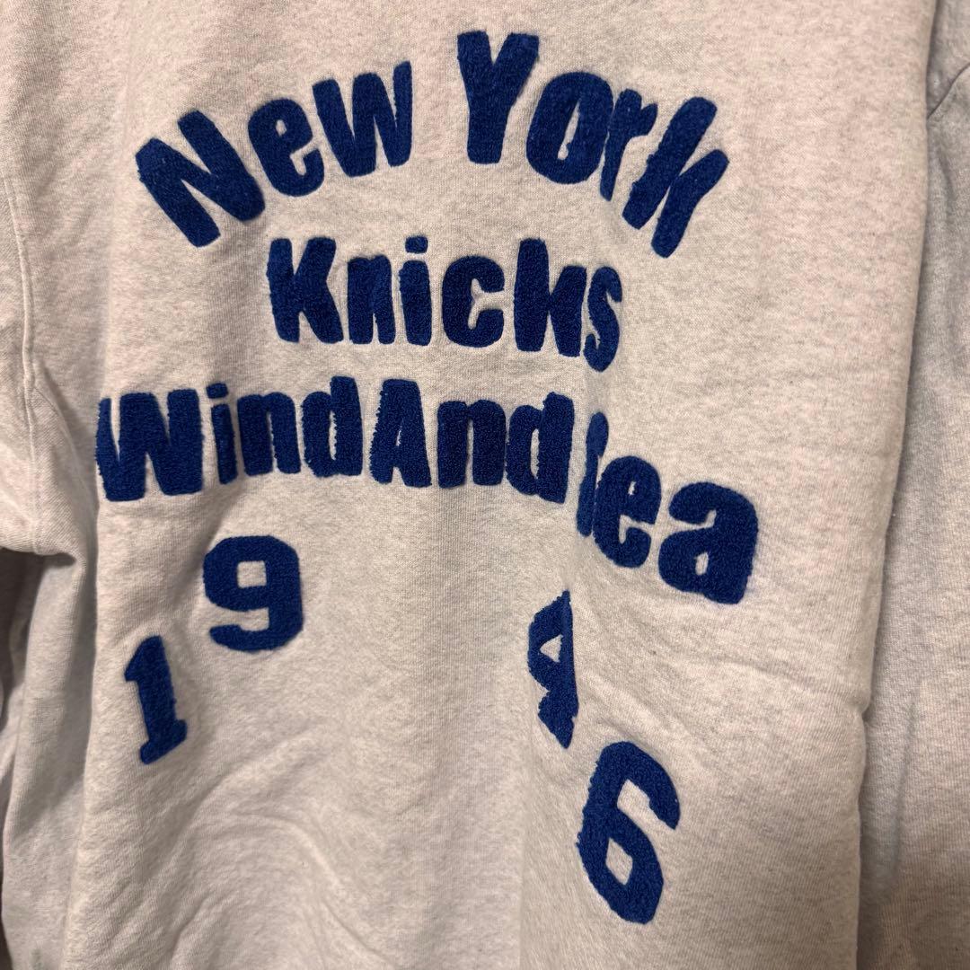 NBA × Wind And Sea ニューヨーク・ニックス スウェットLサイズ