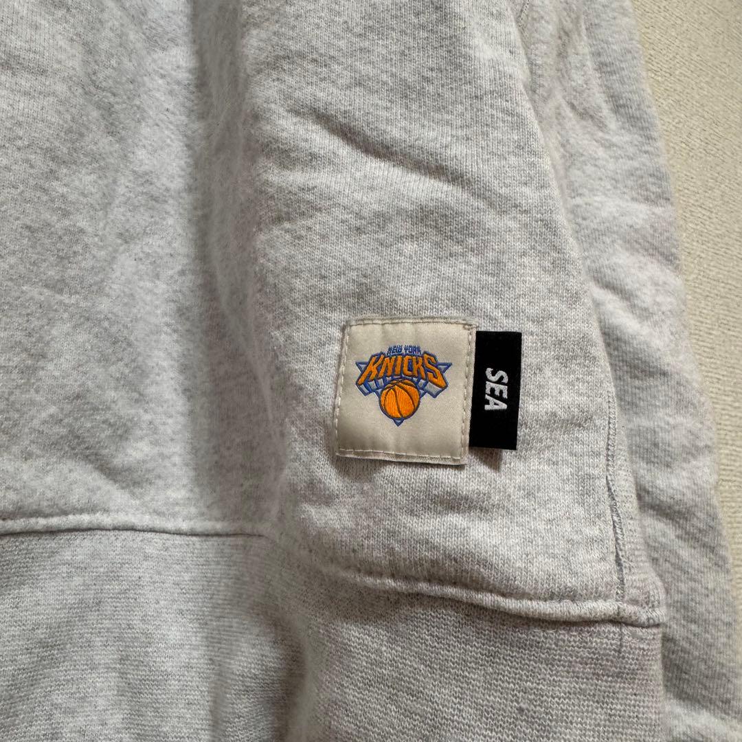 NBA × Wind And Sea ニューヨーク・ニックス スウェットLサイズ