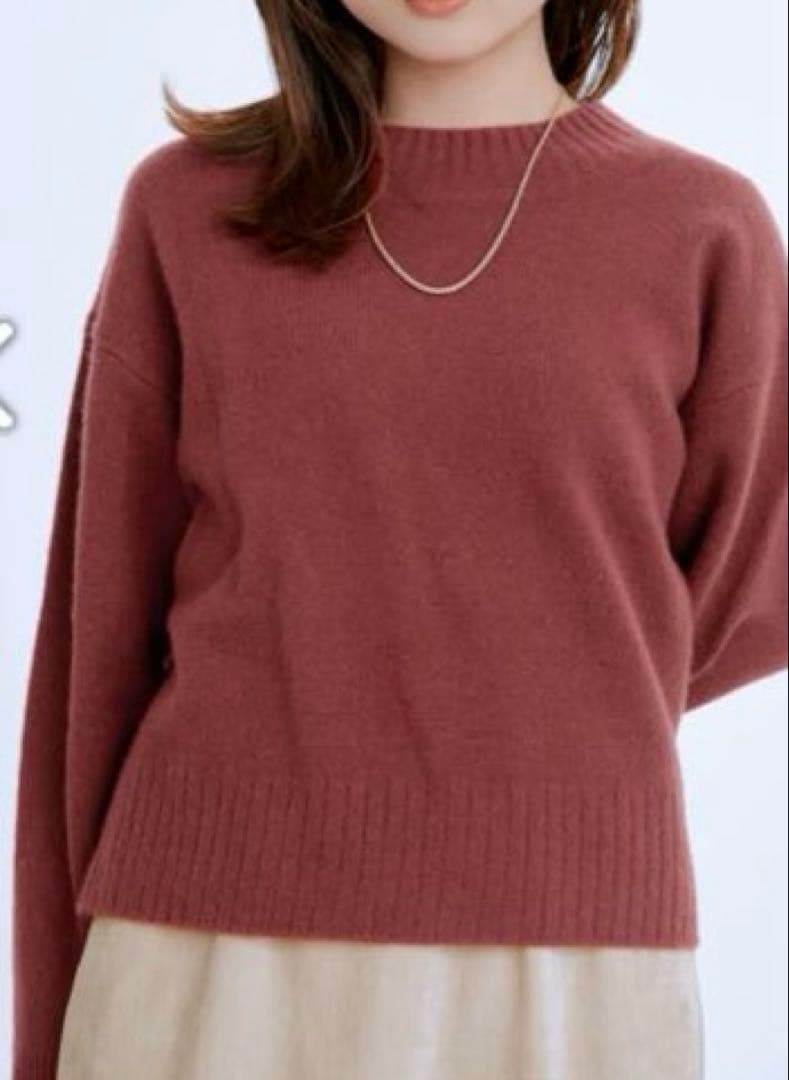 cohina ウールカシミヤボトルネックニット ウールカシミヤボトルネックニット | 小柄・低身長女性向け