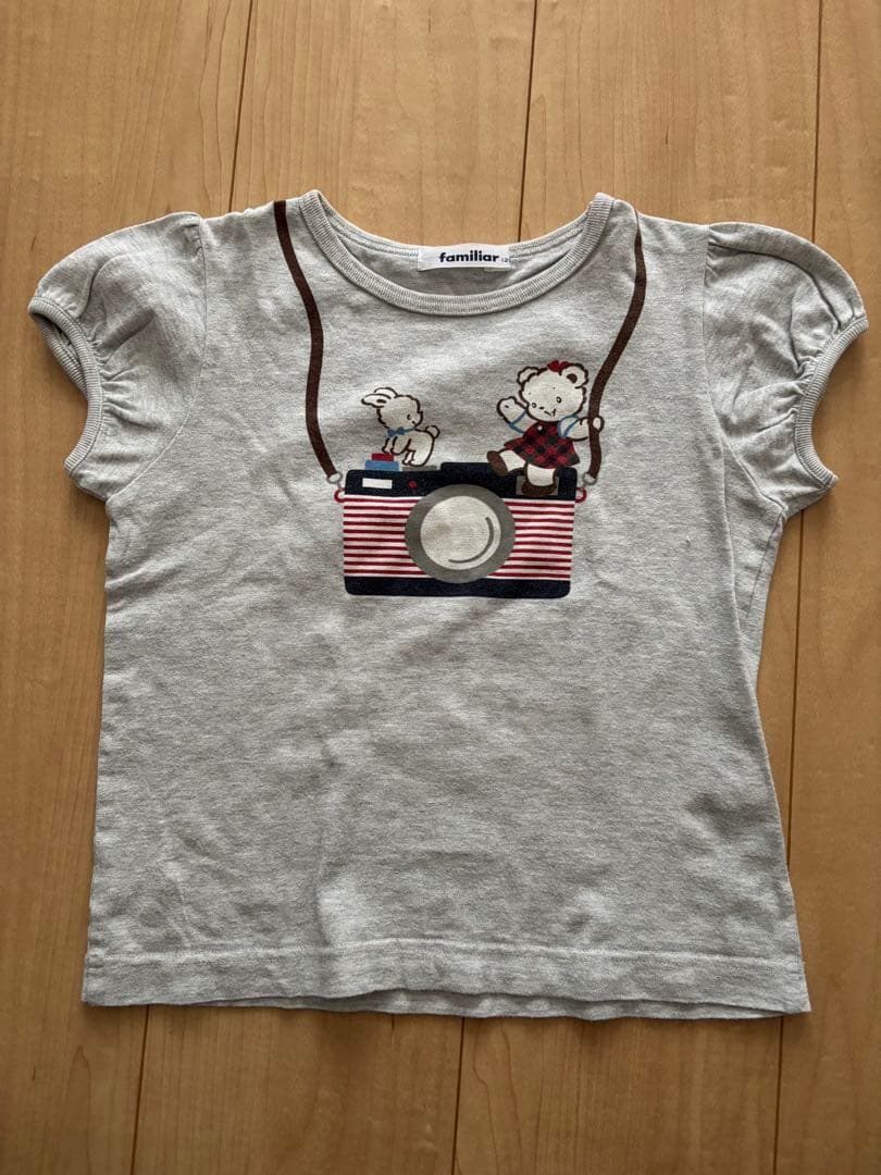 ファミリア 120 ワンピTシャツボトムスセット売り