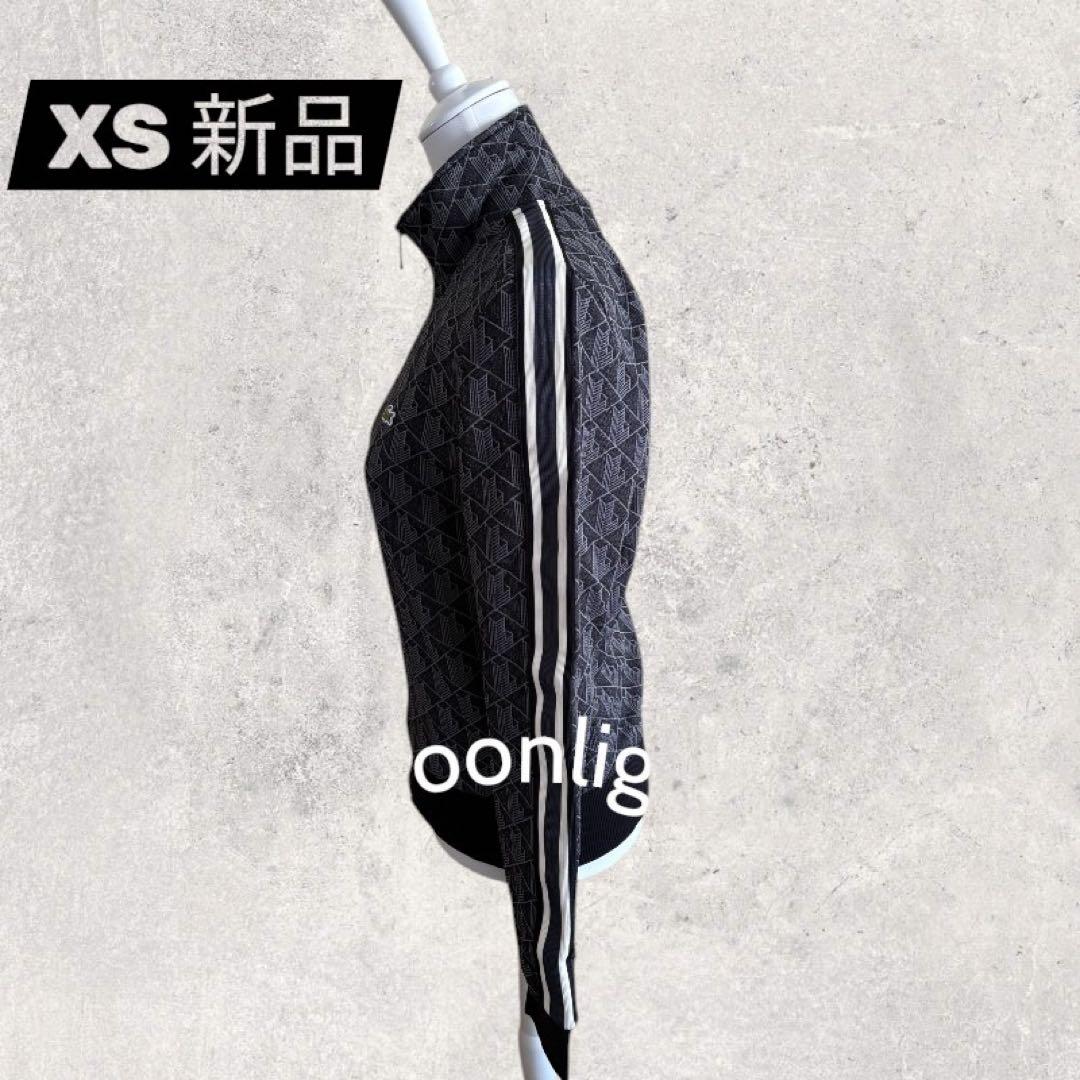 LACOSTE XSブラック モノグラム ジャカード トラックジャケット - メルカリ