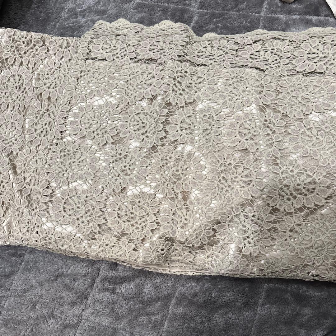 【大幅お値下げ】ドゥーブルメゾン　着物、二部式襦袢、リボン、レース作り帯(紺色) 二部式レースの襦袢 | DOUBLE MAISON