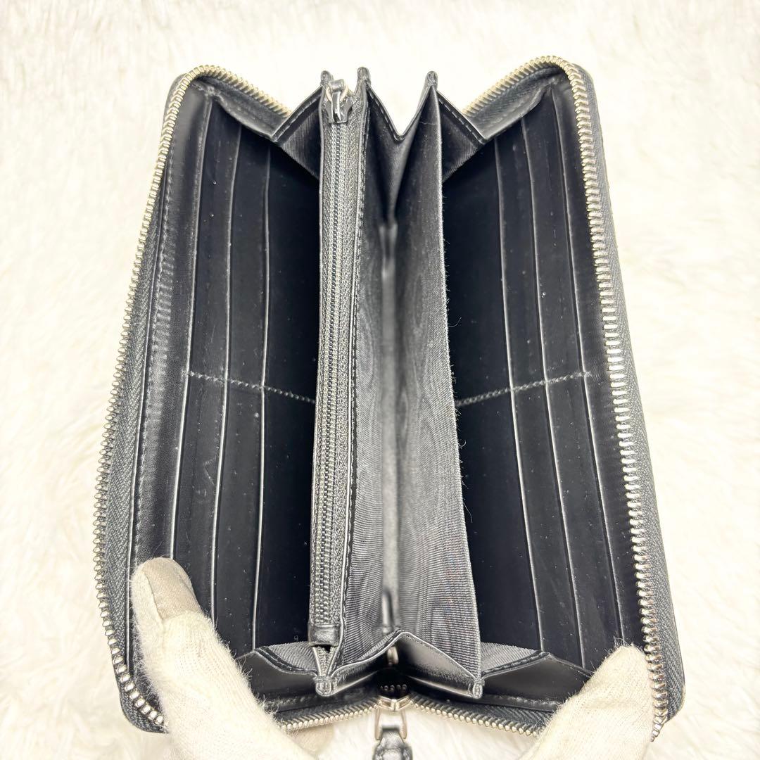 ✨高級✨ グッチ シェリーライン GGスプリーム ラウンドジップ 長財布