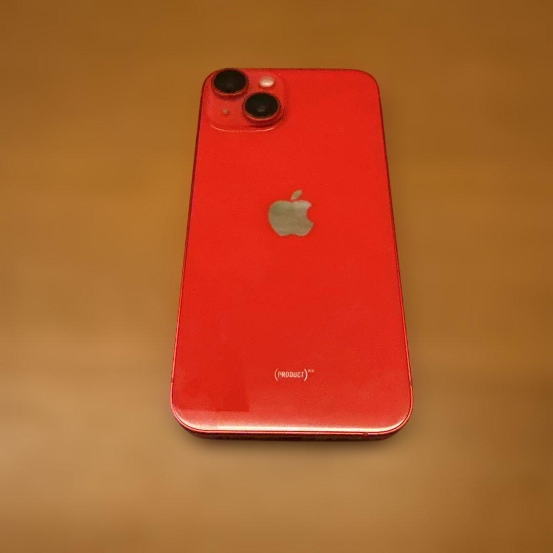 iPhone 14 128GB レッド SIMフリー バッテリー85% - メルカリ