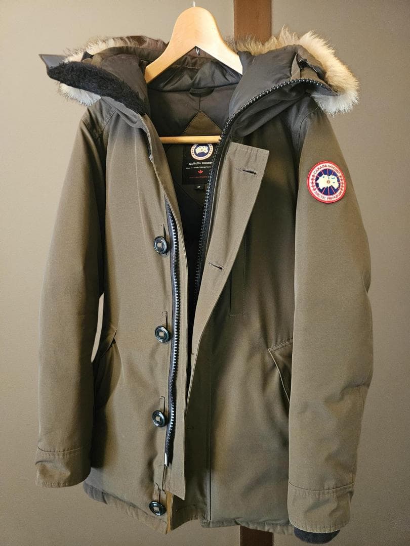 【正規美品】  カナダグース ジャスパー ダウンジャケット 定価16万] カナダグース JASPER ダウンジャケット S/P メンズM程 美品