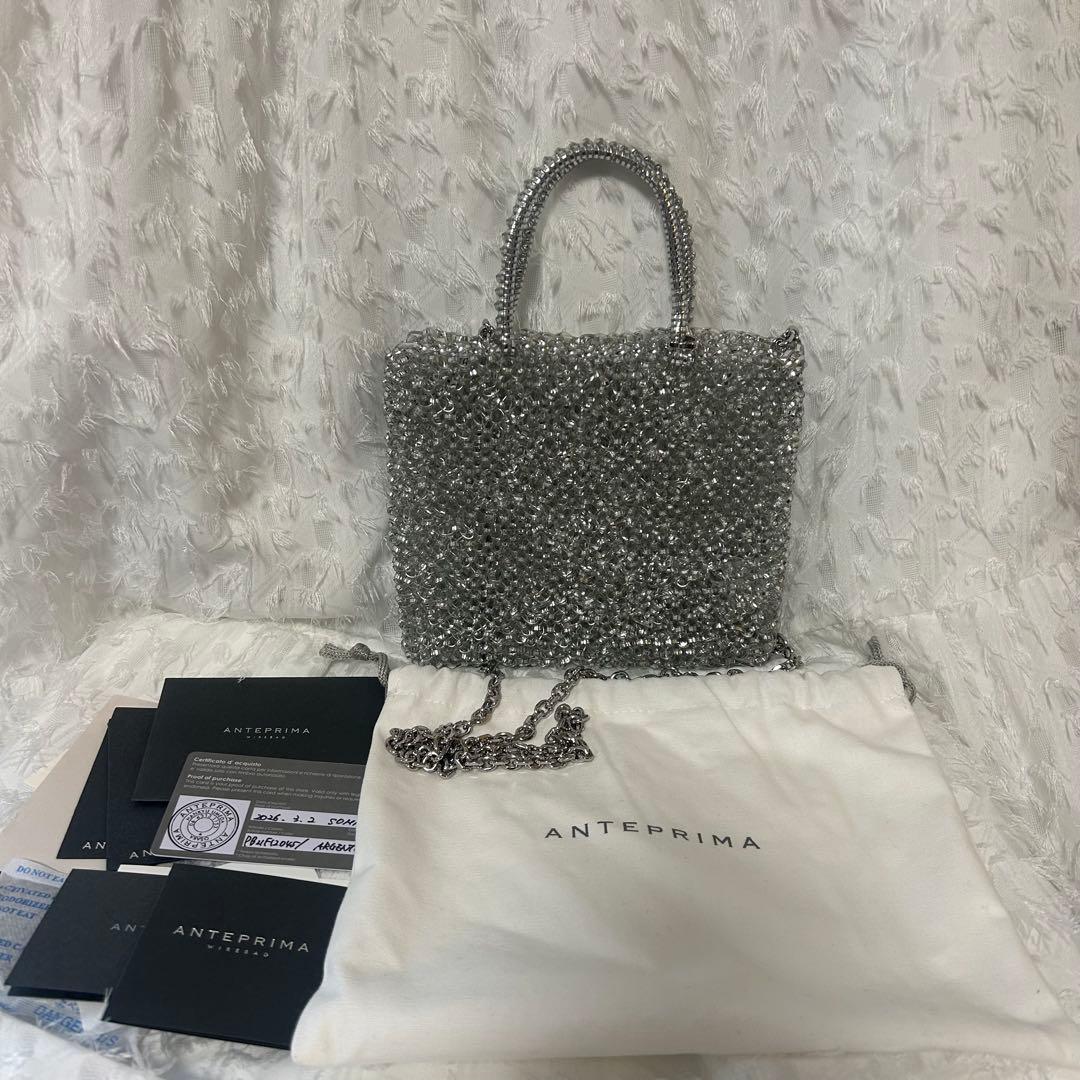 新品 アンテプリマ anteprima ミニアトゥーラ シルバー バック - メルカリ