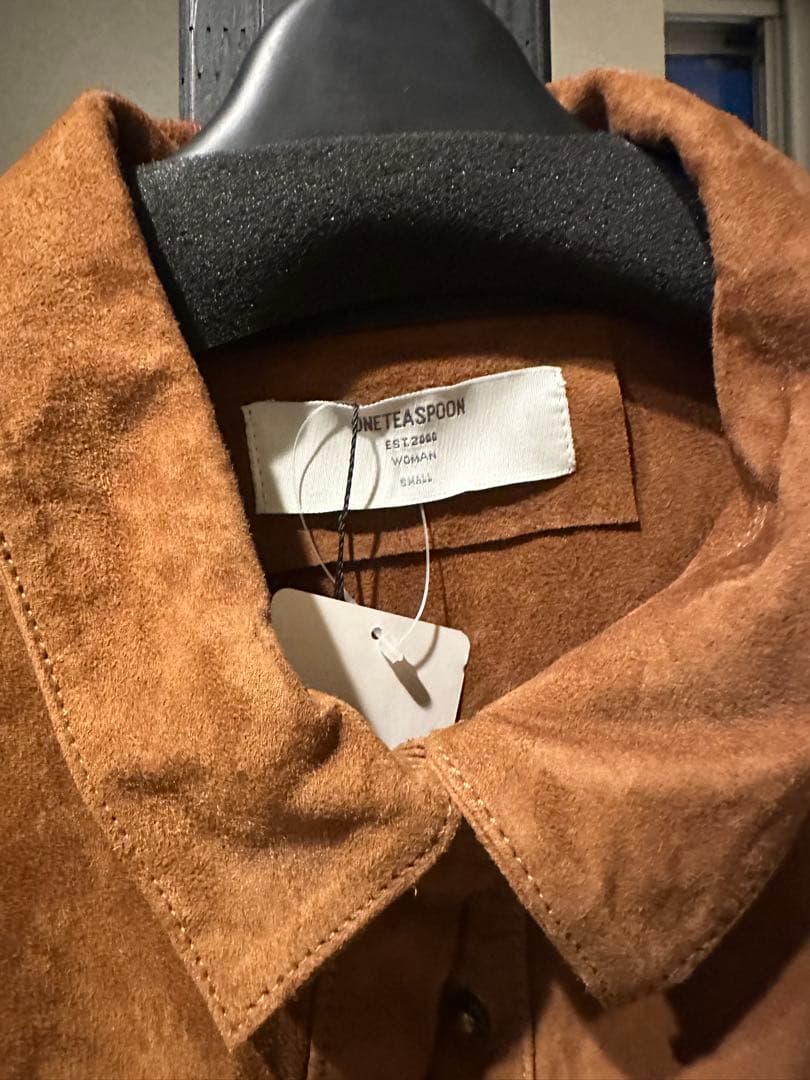 最終お値下げOneTeaSpoon SUEDE DARIA シャツジャケット - メルカリ