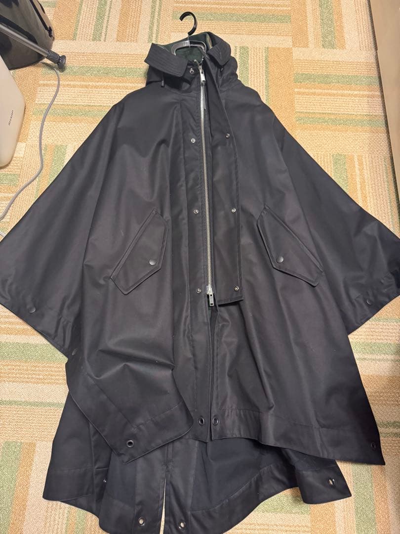 値下げ】【レア】【美品】GRENFELL CAPE 黒 フリーサイズ