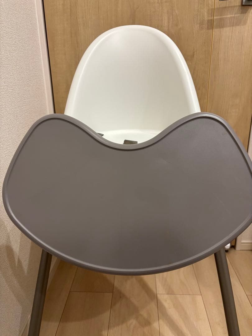 グレー脚】BabyBjorn ベビービョルン ハイチェア ハーネス付き