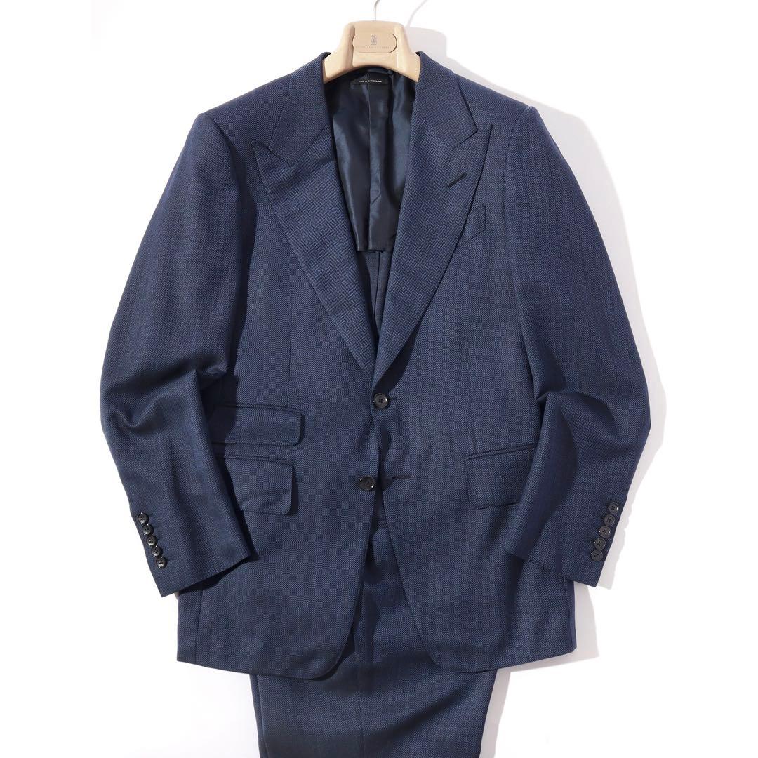TOM FORD トムフォード セットアップ スーツ ネイビー 46 M〜L程
