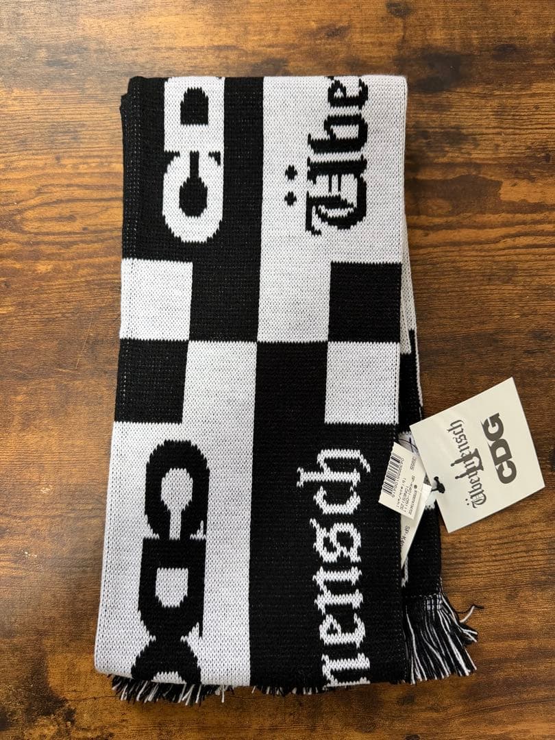 小物 COMME des GARCONS CDG x G-DRAGON Stole COMME des GARCONS CDG x G-DRAGON Übermensch CHECKERED STOLE – cotwohk