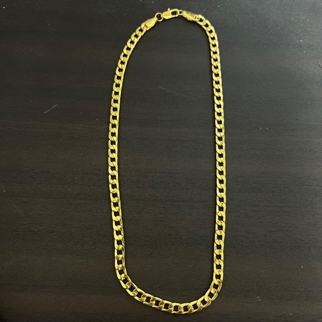 ゴールド チェーンネックレス 18K 遺品整理 - メルカリ