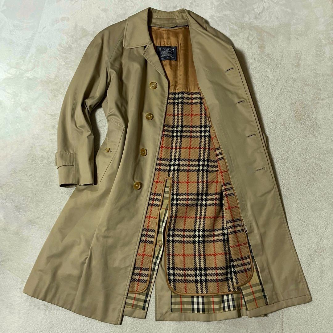英国製 バーバリー【Burberrys】ステンカラーコート ライナーノバ