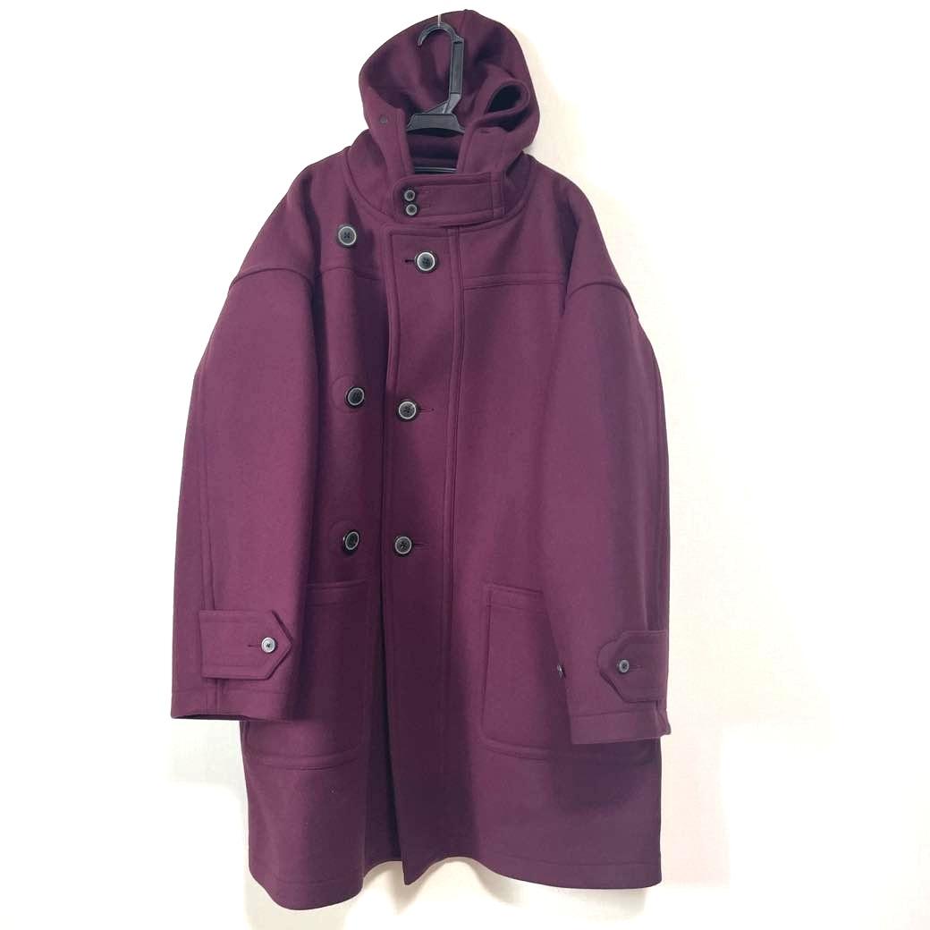 22AW HERILL ヘリル ブラックシープ ダッフルコート 定15万