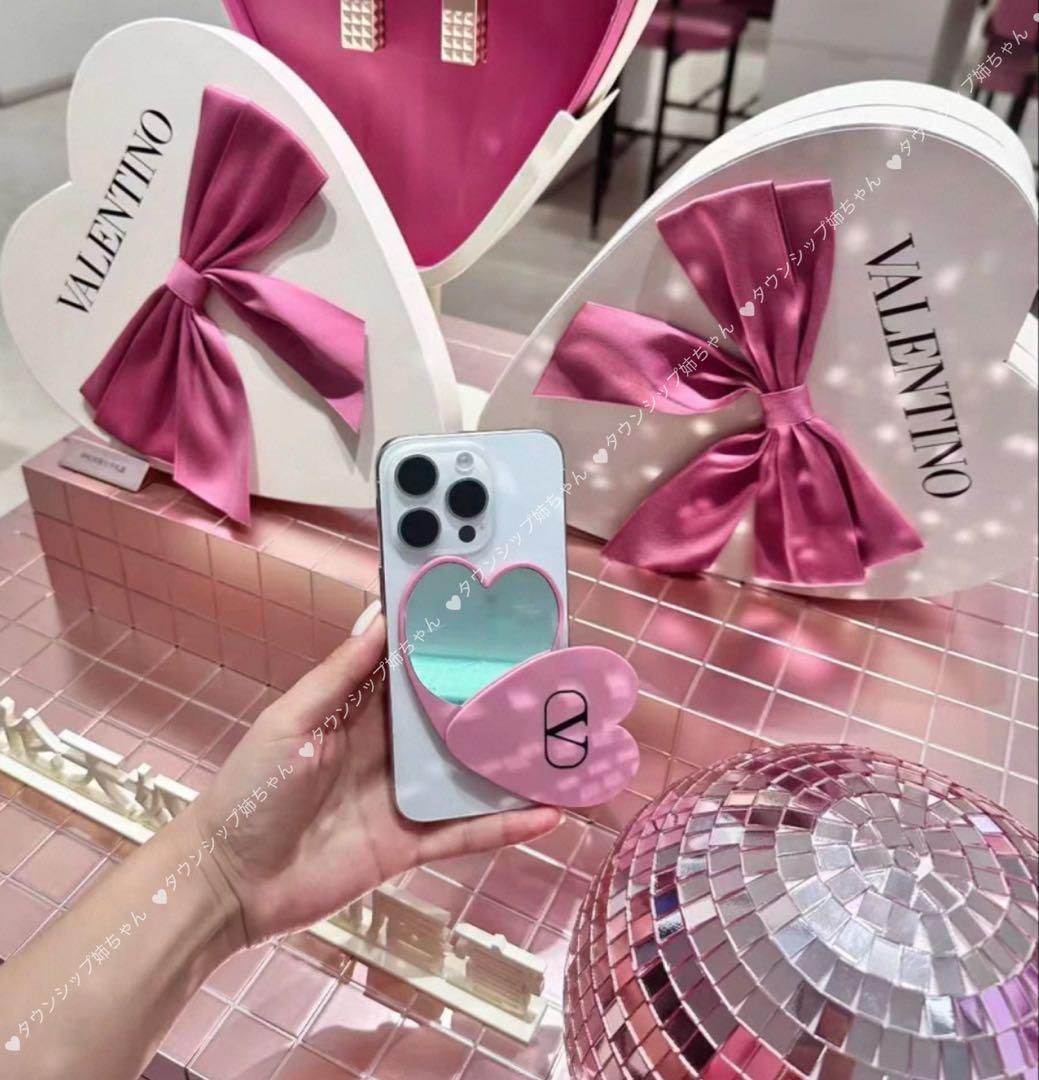 ヴァレンティノマグネット付き ミラー ピンク 七夕限定 - メルカリ