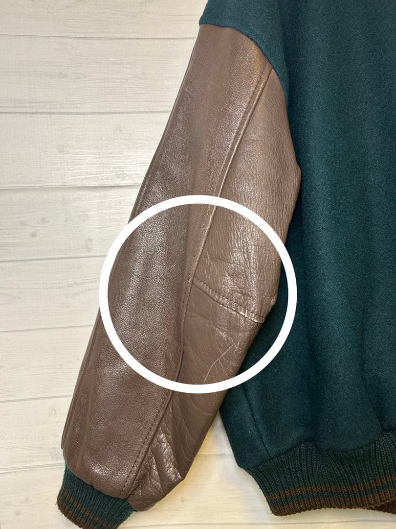 McGREGOR マックレガー　メンズ　スタジャン　牛革　Mサイズ