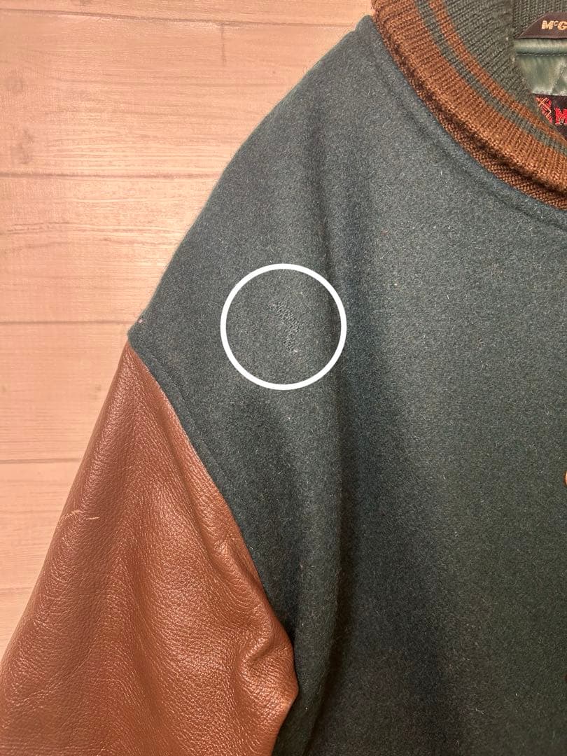 McGREGOR マックレガー　メンズ　スタジャン　牛革　Mサイズ