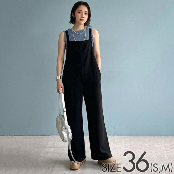 美品／2024SS】SHENERY／カットジョーゼットキャミサロペット《細見え