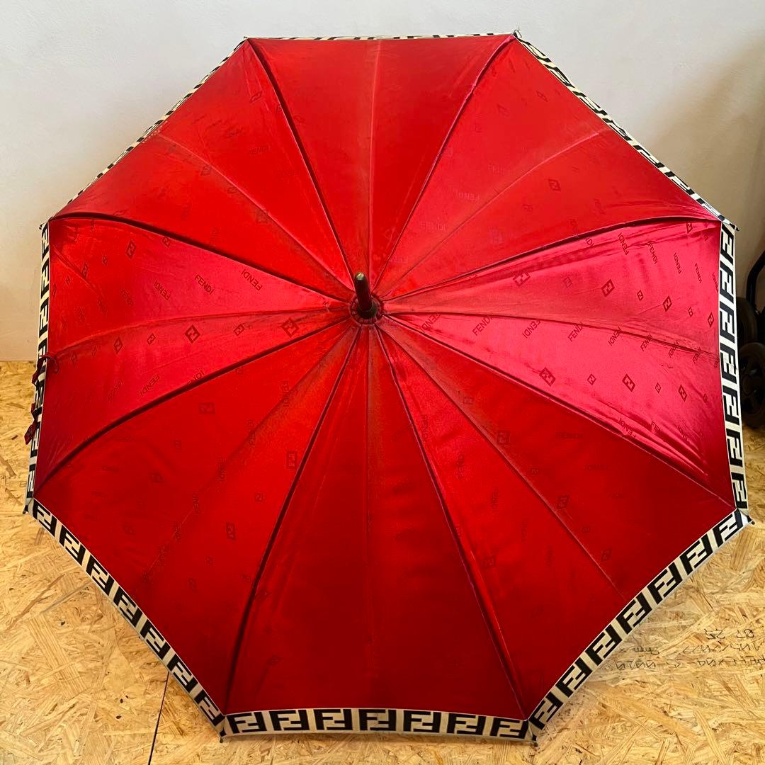FENDI 傘 赤い傘 フェンディ - メルカリ