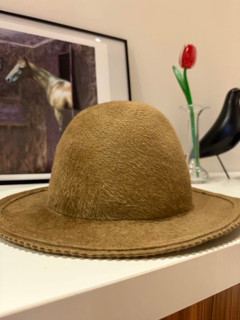 UNDERCOVER KIJIMATAKAYUKI ラビットファーハット KIJIMA TAKAYUKI ハット ラビットファー 59cm 黒（2022/06/22買取