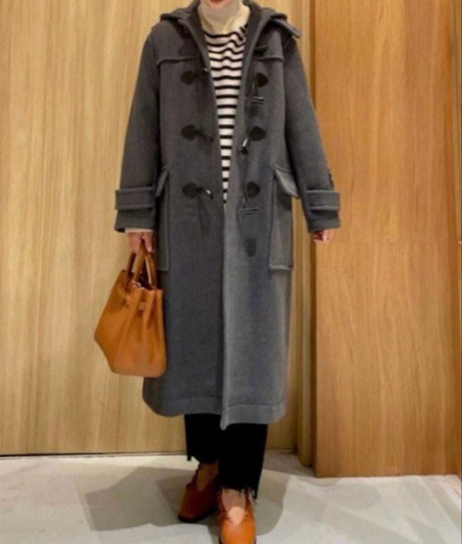 ミラオーウェン✴︎Mila Owen ダッフルコート サイズ1 グレー - メルカリ