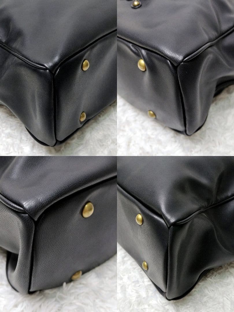 アナスイ トートバッグ ロッティ バタフライ A4収納可 スタッズ 黒